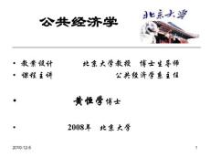 北京大学公共经济学课件