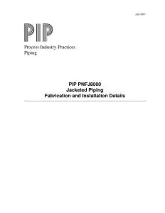 PIP标准PNFJ8000配管标准