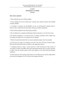 基础会计学英文习题库Lesson01-exercises