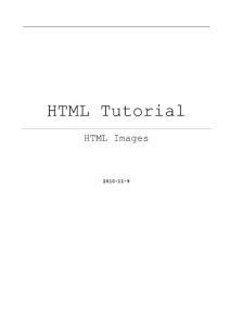 HTML - Lesson 05 - HTML Images