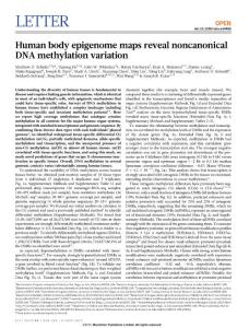 Human body epigenome maps reveal noncanonical DNA methylation variation