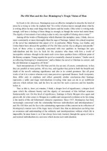 《老人与海》：海明威的男人悲情色彩