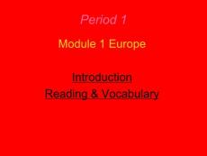 高中英语：Module1_Europe-cultural_corner课件_外研版必修3