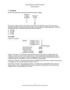 美国注册会计师考试（AICPA）贝克权威复习资料Becker CPA Review -2009 B-3 Class Questions Preview