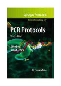 PCR实验指南Methods in Molecular Biology, Vol 687：PCR Protocols(3rd,2011)3-2