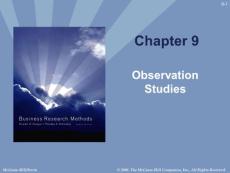 business research method，chapter09