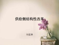 供给侧结构性改革