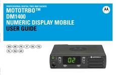 Motorola MOTOTRBO DM1400 User Manual