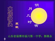 《水调歌头》（明月几时有）ppt课件2