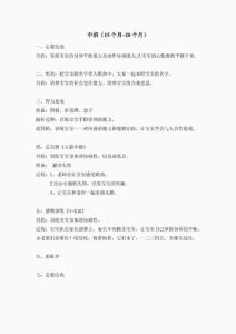 早教课程（15~20个月）
