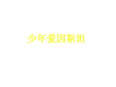 《少年爱因斯坦》课件【语文版七年级下册】