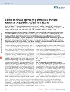 ni.3417-Acidic chitinase primes the protective immune response to gastrointestinal nematodes