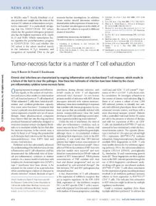 ni.3436-Tumor-necrosis factor is a master of T cell exhaustion
