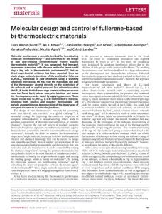 nmat4487-Molecular design and control of fullerene-based bi-thermoelectric materials