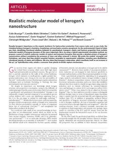 nmat4541-Realistic molecular model of kerogen’s nanostructure