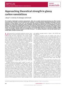 nmat4561-Approaching theoretical strength in glassy carbon nanolattices