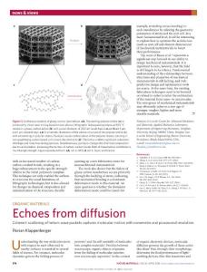 nmat4602-Organic materials Echoes from diffusion