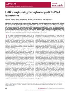 nmat4571-Lattice engineering through nanoparticle–DNA frameworks