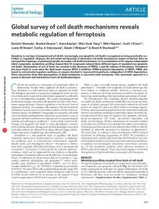 nchembio.2079-Global survey of cell death mechanisms reveals metabolic regulation of ferroptosis