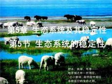 高中生物常规教学精品课件高二生物：生态系统的稳定性