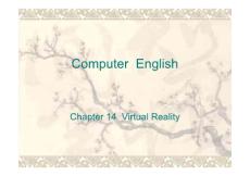 计算机专业英语chapter14