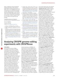 nbt.3583-Analyzing CRISPR genome-editing experiments with CRISPResso