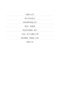 EDGE网络优化方法