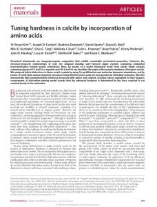 nmat4631-Tuning hardness in calcite by incorporation of amino acids