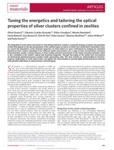 nmat4652-Tuning the energetics and tailoring the optical properties of silver clusters confined in zeolites