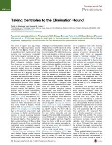 Developmental Cell-2016-Taking Centrioles to the Elimination Round