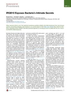 Developmental Cell-2016-IRGB10 Exposes Bacteria’s Intimate Secrets