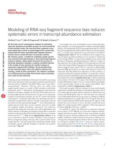 nbt.3682-Modeling of RNA-seq fragment sequence bias reduces systematic errors in transcript abundance estimation