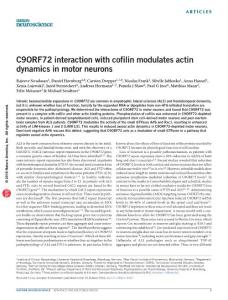 nn.4407-C9ORF72 interaction with cofilin modulates actin dynamics in motor neurons