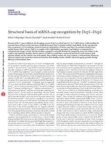 nsmb.3301-Structural basis of mRNA-cap recognition by Dcp1–Dcp2