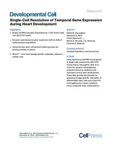 Developmental Cell-2016-Single-Cell Resolution of Temporal Gene Expression during Heart Development
