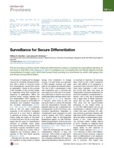 Cell Stem Cell-2017-Surveillance for Secure Differentiation