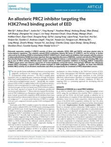 nchembio.2304-An allosteric PRC2 inhibitor targeting the H3K27me3 binding pocket of EED