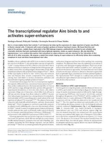 ni.3675-The transcriptional regulator Aire binds to and activates super-enhancers