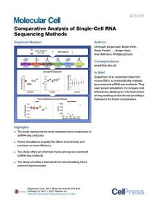 Molecular Cell-2017-Comparative Analysis of Single-Cell RNA Sequencing Methods