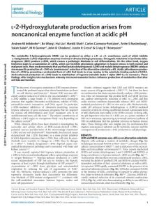 nchembio.2307-L-2-Hydroxyglutarate production arises from noncanonical enzyme function at acidic pH