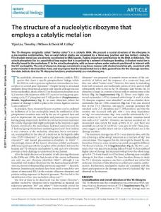 nchembio.2333-The structure of a nucleolytic ribozyme that employs a catalytic metal ion