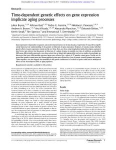 Genome Res.-2017-Bryois-Time-dependent genetic effects on gene expression implicate aging processes