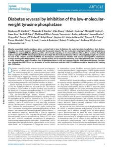 nchembio.2344-Diabetes reversal by inhibition of the low-molecular-weight tyrosine phosphatase