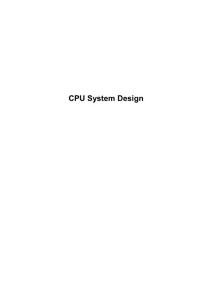 CPU_design