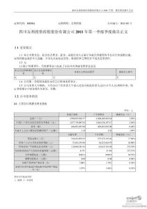 友利控股：2011年第一季度报告正文