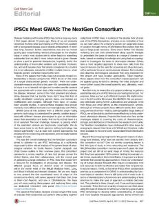 Cell Stem Cell-2017-iPSCs Meet GWAS The NextGen Consortium