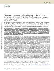 ng.3835-Genome-to-genome analysis highlights the effect of the human innate and adaptive immune systems on the hepatitis C virus