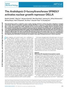 nchembio.2320-The Arabidopsis O-fucosyltransferase SPINDLY activates nuclear growth repressor DELLA