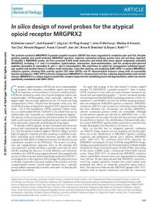 nchembio.2334-In silico design of novel probes for the atypical opioid receptor MRGPRX2