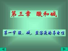 酸碱盐溶液的导电性